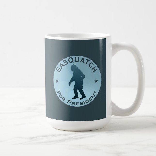 Taza De Café Sasquatch Para Presidente (Derecha)