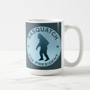 Taza De Café Sasquatch Para Presidente