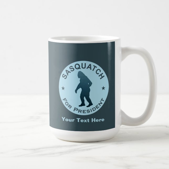 Taza De Café Sasquatch Para Presidente (Derecha)