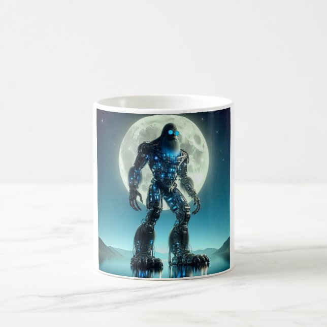 Taza De Café Sasquatch Robot (Centro)