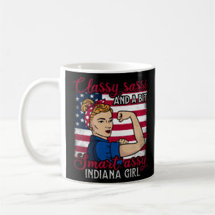 Taza De Café Sassi Clásico Y Un Chica Assi Indiana Un Poco Inte