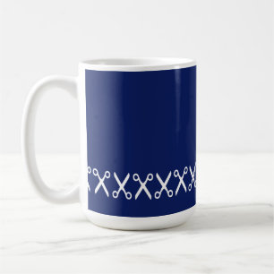 Taza De Café Sastre de peluquería para tijeras de corte elegant