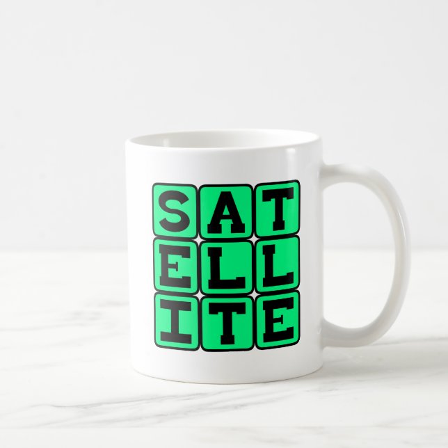 Taza De Café Satélite, objeto de órbita (Derecha)