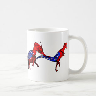 Taza De Café Sátira Anti-Republicana de la evolución Anti-GOP