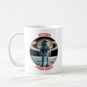 Taza De Café Saturn Moon Rhea