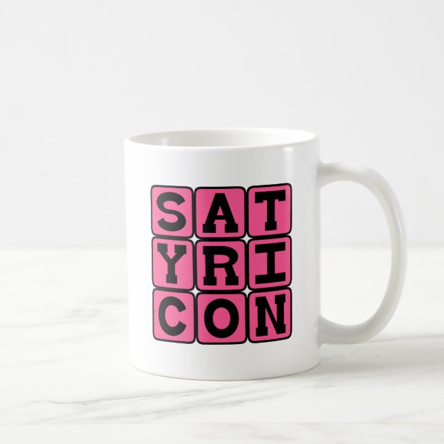Taza De Café Satyricon, Ficción Latina (Derecha)