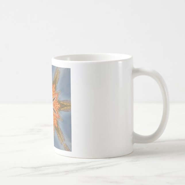 Taza De Café Savanna Star Bloom - Una audaz impresión de un ani (Derecha)