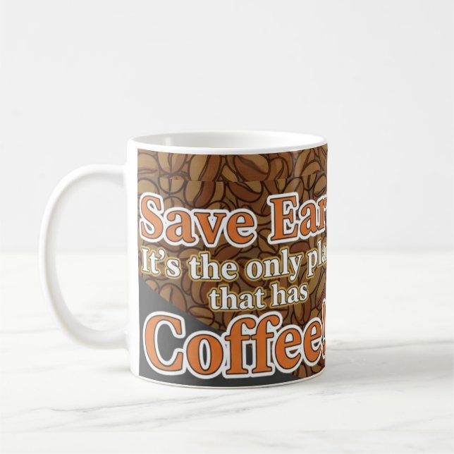 Taza De Café Save Coffee!! (Izquierda)