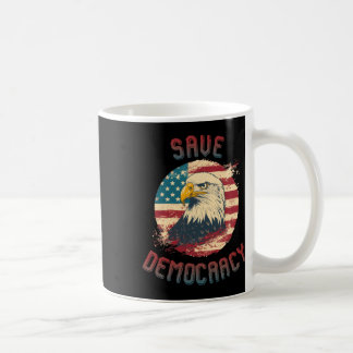 Taza De Café Save Democracy Pegatina1