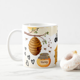 Taza De Café Save the Bees Inspirational Bee Honey Lover Gift 
