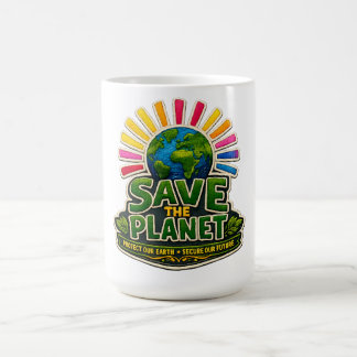 Taza De Café 🌍☕ “Save the Planet” Mug🌱