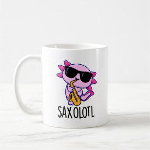 Taza De Café Sax-olotl Chistes divertidos de Saxofón