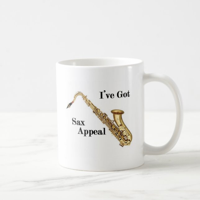 Taza De Café Saxofón (Derecha)