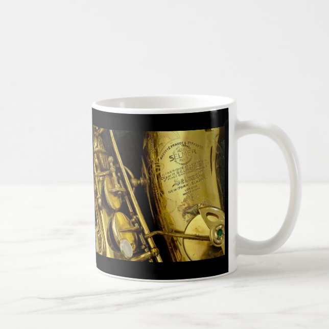 Taza De Café Saxofón (Derecha)