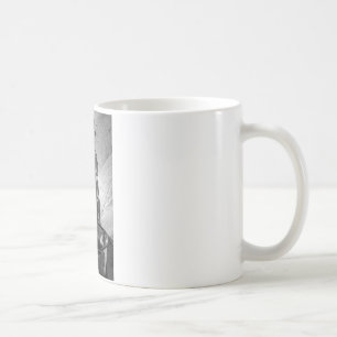 Taza De Café Saxofón de Tenor Blanco y Negro