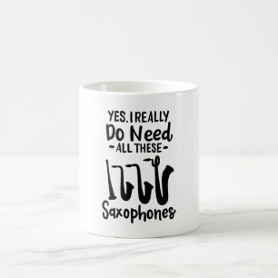 Taza De Café Saxofón - Tipos de saxofón
