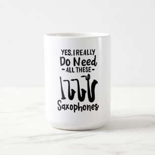 Taza De Café Saxofón - Tipos saxofónicos