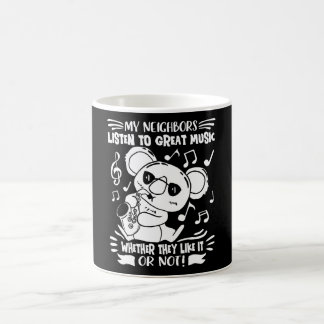 Taza De Café Saxophone Koala Jazz Saxophone Player