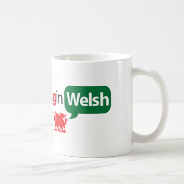 Taza De Café SaySomethinginWelsh (Derecha)