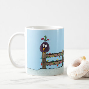 Taza De Café Sazones saludan a Personalizado Ave en la valla