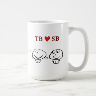 Taza De Café "SB del corazón de la TB "