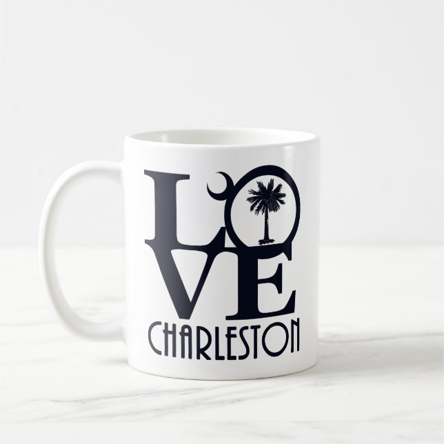 Taza De Café SC de Charleston del AMOR (Izquierda)