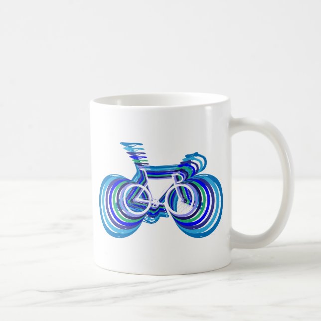 Taza De Café Sc de la bici de la pista (Derecha)