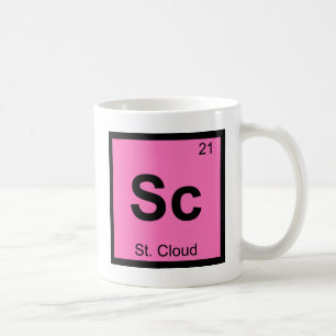 Taza De Café Sc - St. Cloud Minnesota Química Tabla Periódica