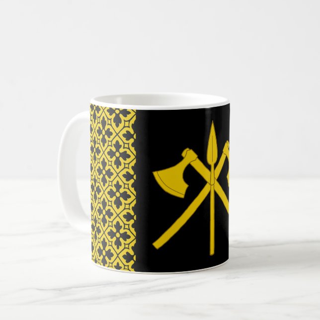 Taza De Café SCA arroja armas mariscal café Mug (Anverso izquierdo)