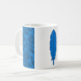 Taza De Café SCA Clan Blue Feather Coffee Mug