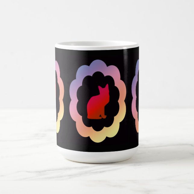 Taza De Café Scalloped Kitty - (Centro)