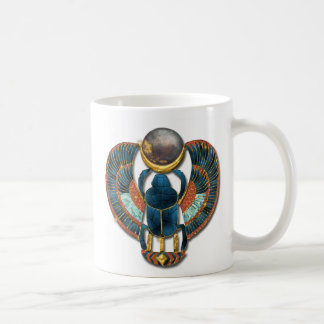 Taza De Café Scarab sagrado del rey Tut