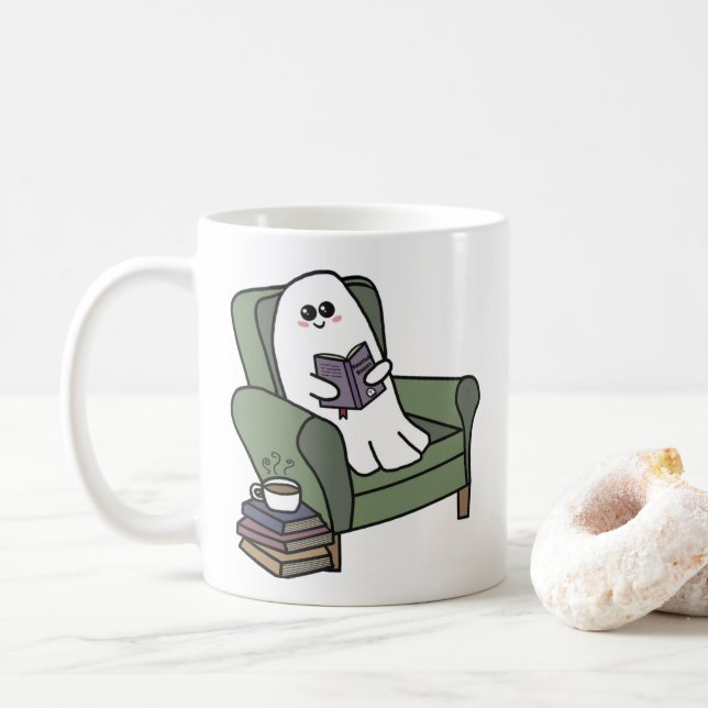 Taza De Café Scarapy Mug Green Chair (Con donut)