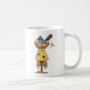 Taza De Café Scarecrow 2 Autumn Crow