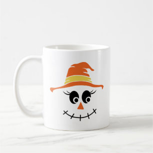 Taza De Café Scarecrow Faces Fall Coffee Mug