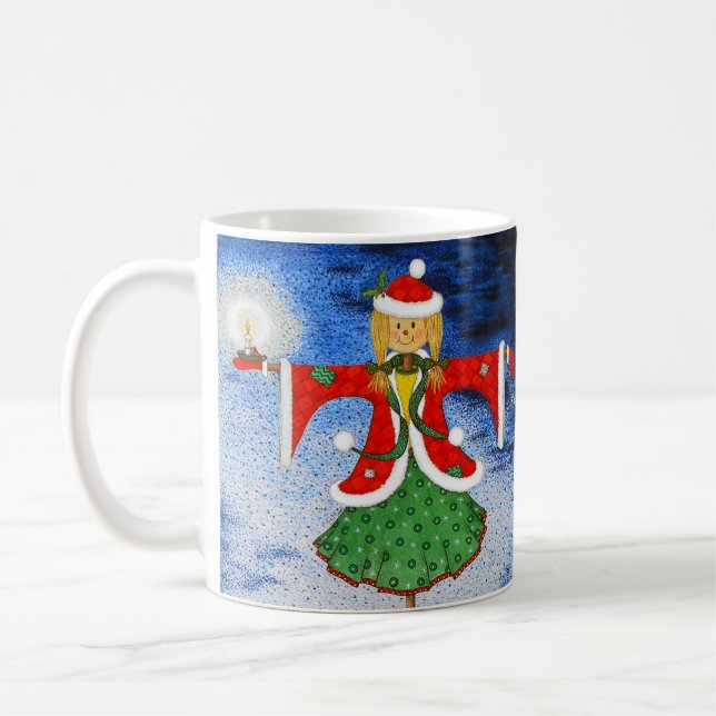 Taza De Café Scarecrow Navidades Mug (Izquierda)