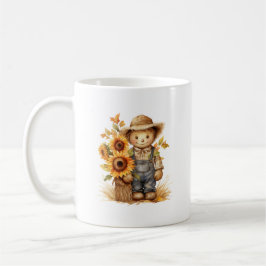 Taza De Café Scarecrow Sunflower