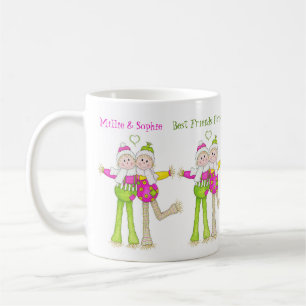 Taza De Café Scarecrows Personalizado Best Friends Mug