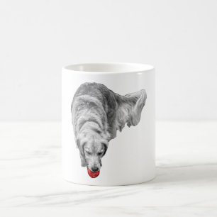 Taza De Café Scarlet Ember Gaze