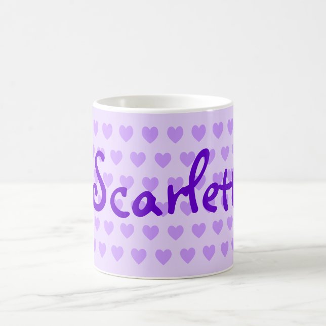 Taza De Café Scarlett en morado (Centro)