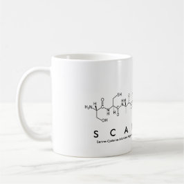 Taza De Café Scarlett peptide nombre mug