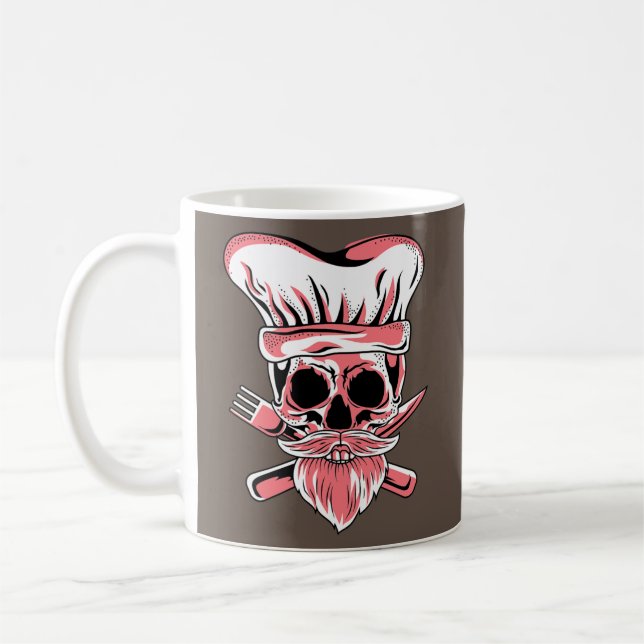 Taza De Café Scary Chef Head Chef  (Izquierda)