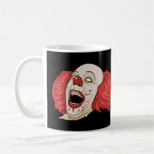 Taza De Café SCARY Clown Face Coffee Mug