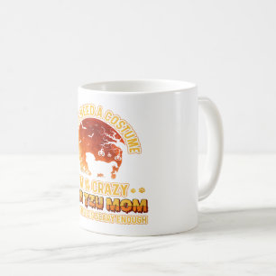 Taza De Café Scary Costume Perro Mama Crazy Shih Tzu Mom