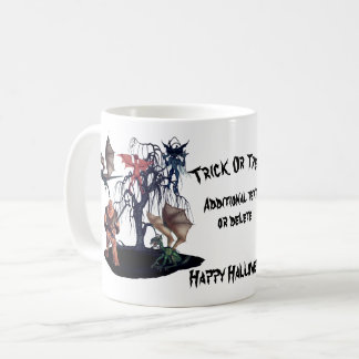 Taza De Café Scary Goblins Monsters Halloween Personalizado