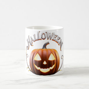 Taza De Café Scary Halloween Calabaza Mug