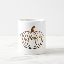Taza De Café Scary Halloween Calabaza Mug