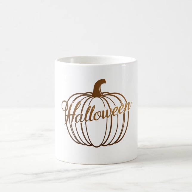 Taza De Café Scary Halloween Calabaza Mug (Centro)