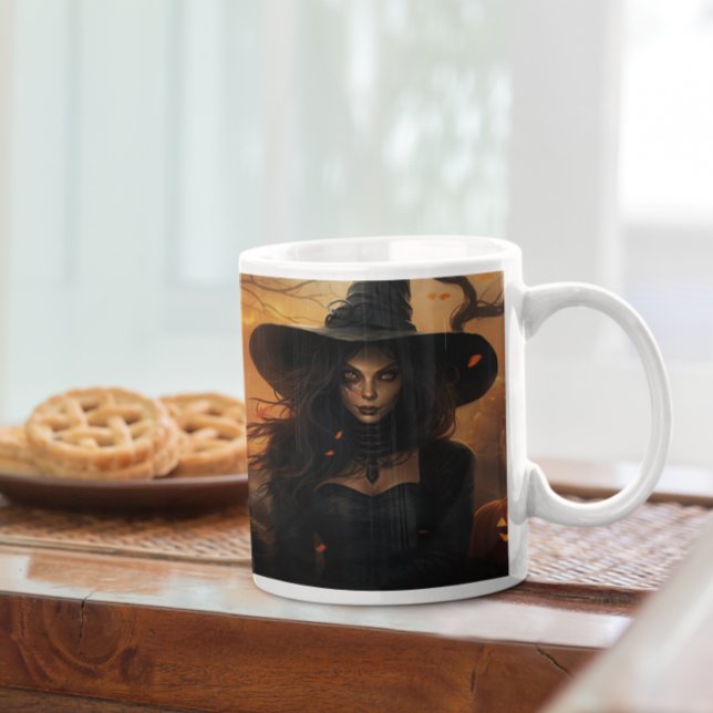 Taza De Café Scary Halloween Witch 36 Mug (Scary Halloween Characters version 36 Mug
)
