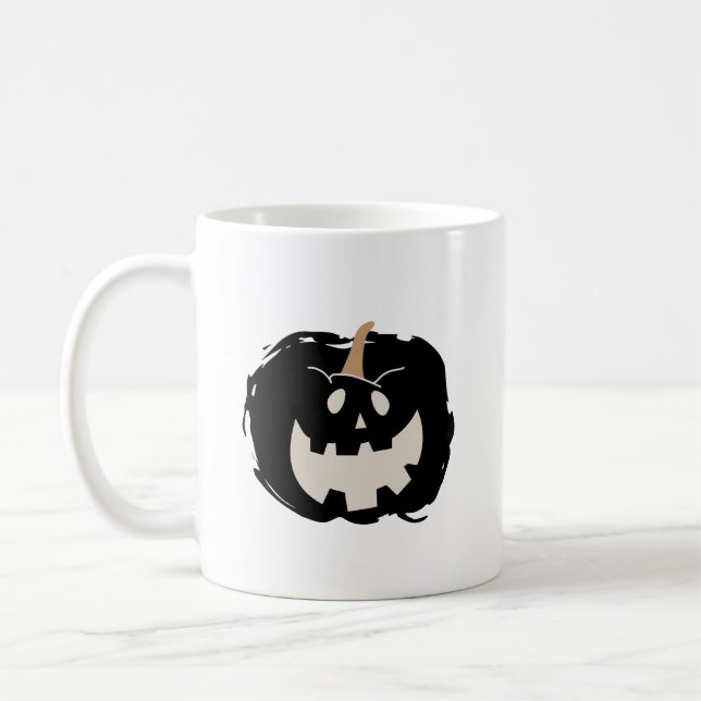 Taza De Café Scary Pumpkin (Izquierda)